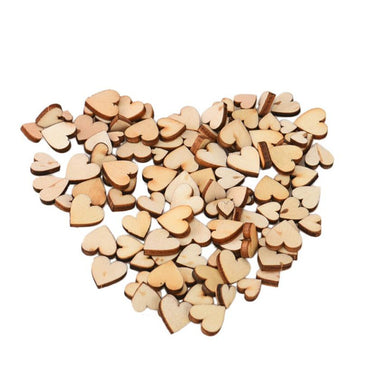 Rustic Wooden Love Hearts