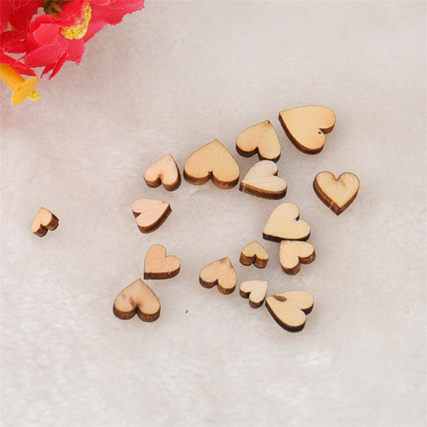 Rustic Wooden Love Hearts