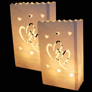 Double Heart Tea Light Holder
