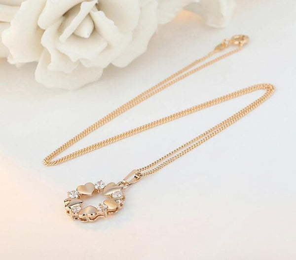 Luxury Gold Heart Necklaces