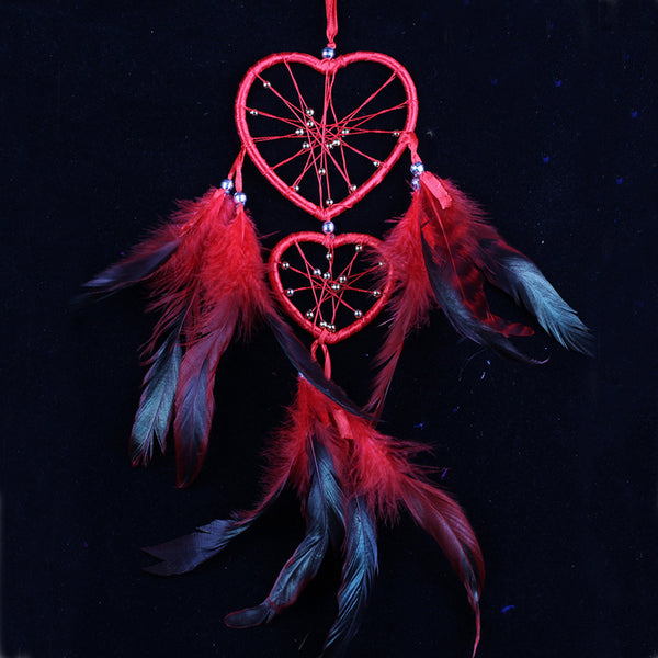 Colorful Heart Dream Catcher