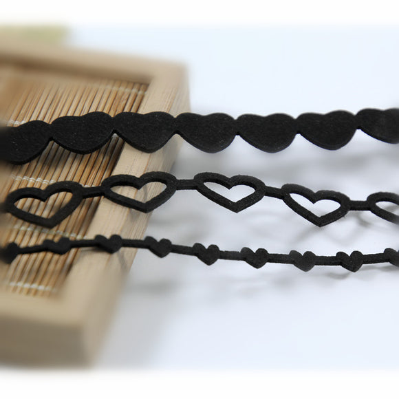 Leather Heart Tube Choker