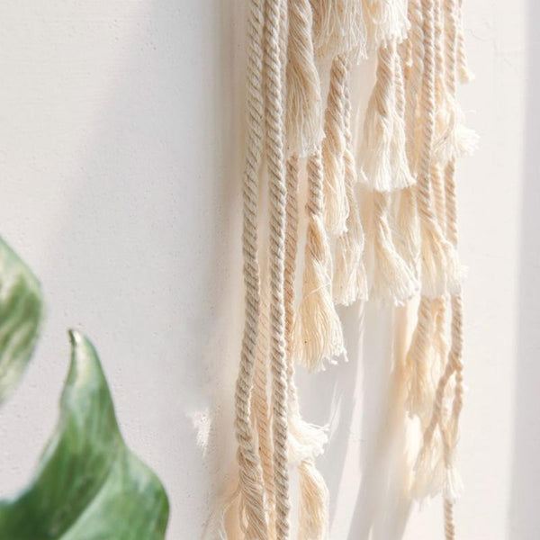 Handmade Rope Tapestry Heart Craft