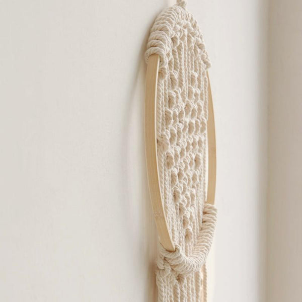 Handmade Rope Tapestry Heart Craft