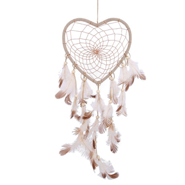 Heart Dream Catcher Feathers