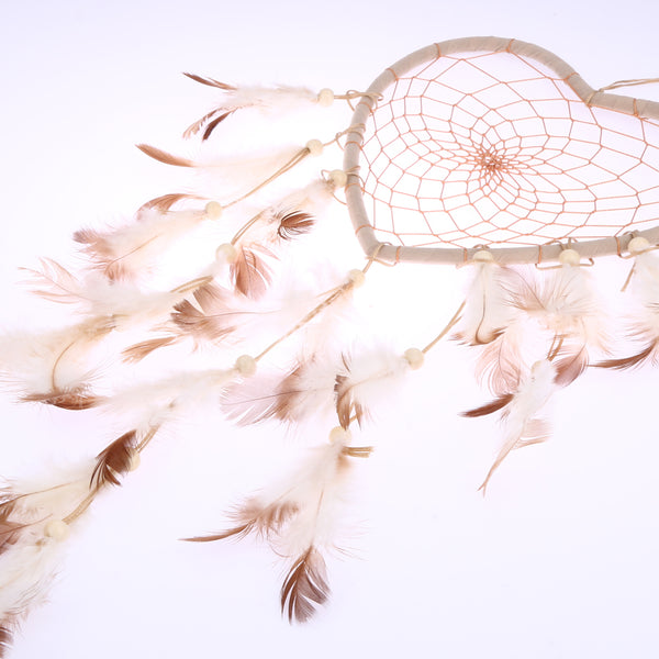 Heart Dream Catcher Feathers