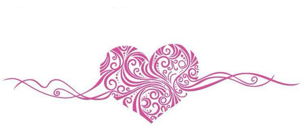 Romantic Heart Removable Wall Stickers