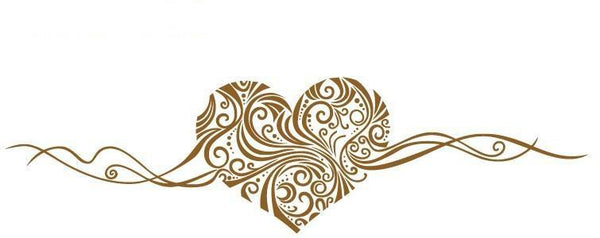 Romantic Heart Removable Wall Stickers