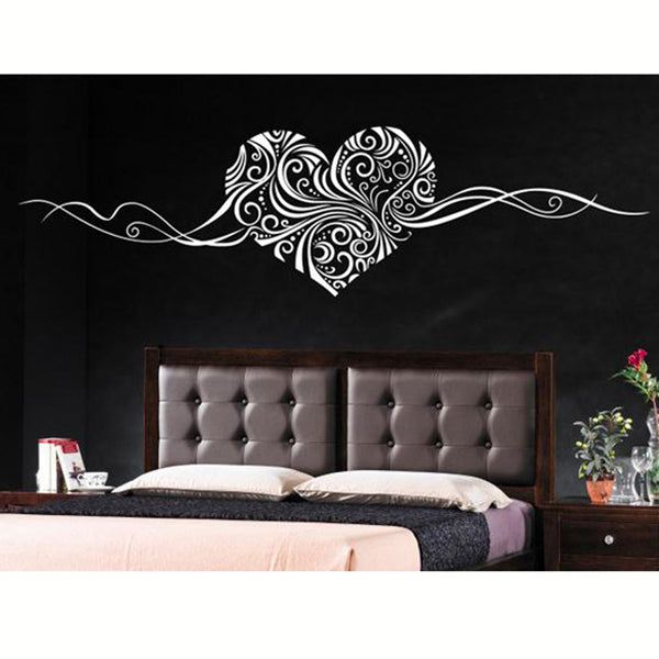Romantic Heart Removable Wall Stickers