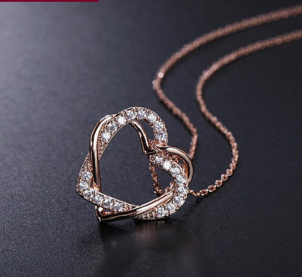 Heart to Heart Pendant Necklace