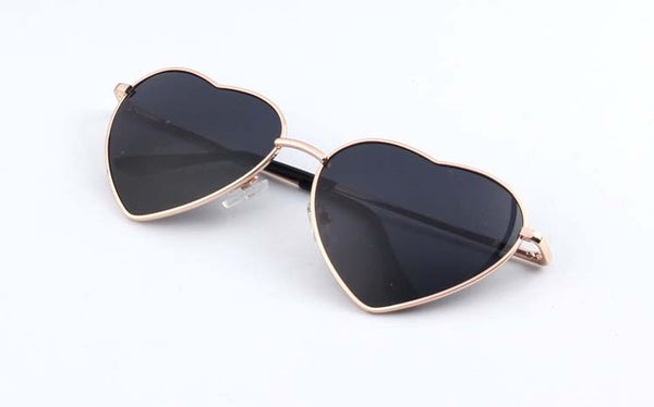 Heart Shaped Metal Sunglasses