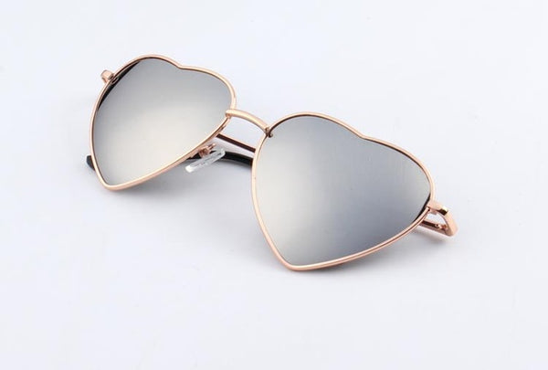 Heart Shaped Metal Sunglasses