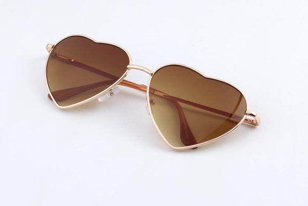 Heart Shaped Metal Sunglasses