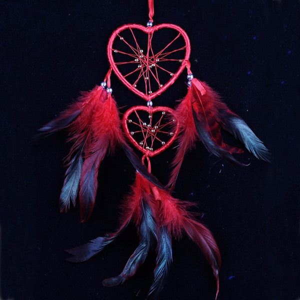 Colorful Heart Dream Catcher