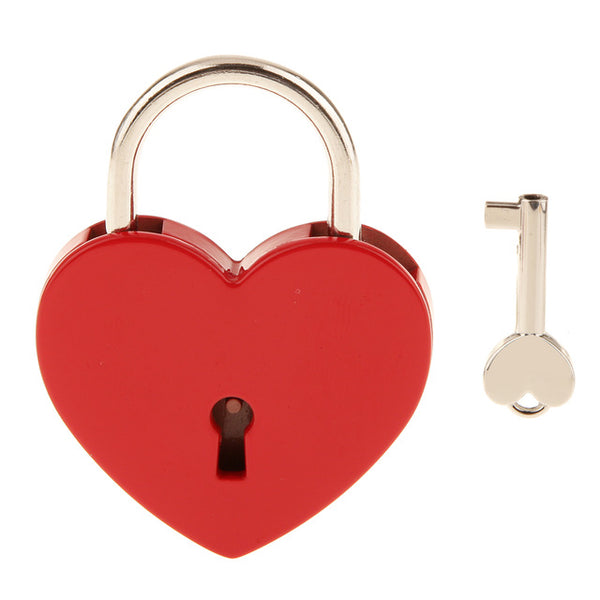 Vintage Heart Shape Padlock