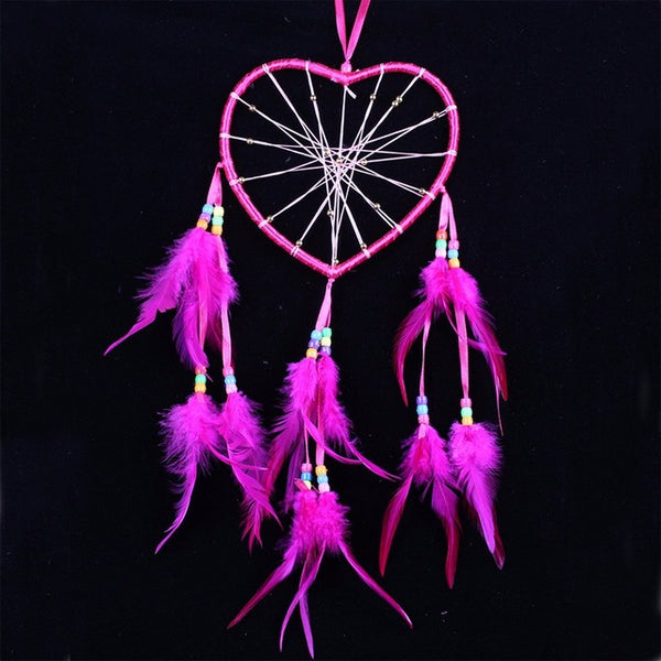 Colorful Heart Dream Catcher